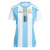 Maglie da calcio Argentina Angel Di Maria #11 Prima Maglia Femminile Copa America 2024 Manica Corta